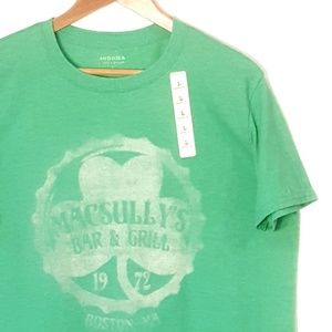 MacSullys Boston Clover Graphic Tee Bar Shirt L